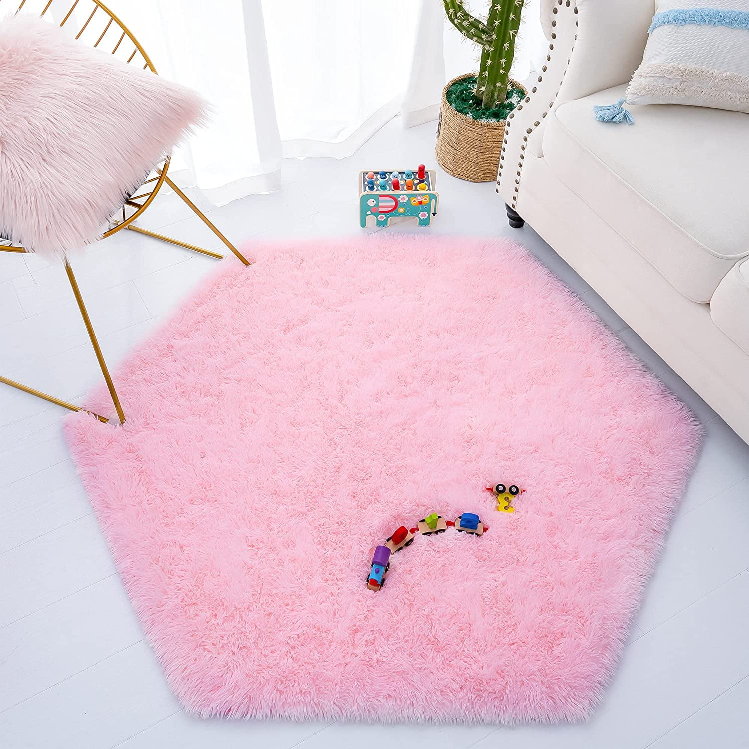 Cute Lovely Mat Kids Play Carpet Children Bedroom Decor Living Room Rugs 