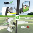 thumbnail image 3 of Espejo universal para carrito de golf 10L0L para Yamaha, Club Car, EZGO, 3 of 9