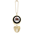 thumbnail image 1 of Dramatic Life Ups Downs Art Deco  Fashion Car Keychain Angel Wing Pendant, 1 of 4