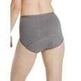 thumbnail image 3 of Hanes Womens Period Underwear 3-Pack, Comfort, Period Moderate Protection Period Panties, Period Underwear for Women, 3 of 11