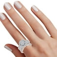 thumbnail image 2 of AFFY 5.14 Cttw Round White Natural Diamond Wedding Bridal Ring Set In 10k Two Tone Gold-Ring Size-7.5, 2 of 2