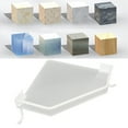 thumbnail image 4 of Drill Free Acrylic Bathroom Storage Shelf Space Aluminum Wall Mounted Organizer Floating Shelf Bathroom Storage Rack Simple Houseware, 4 of 8