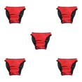thumbnail image 3 of kurtrusly Physiological Pants For Dogs Experience And With These Tailored Pants Reusable Xiqing Red L 5Set, 3 of 6