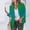 Green, variant on SMihono Ladies Hoodless Casual Outwear Work Office Jackets Women Fashion Lightweight Long Sleeve Open Front Cardigan Slim Overcoat Long Blazers Purple 6