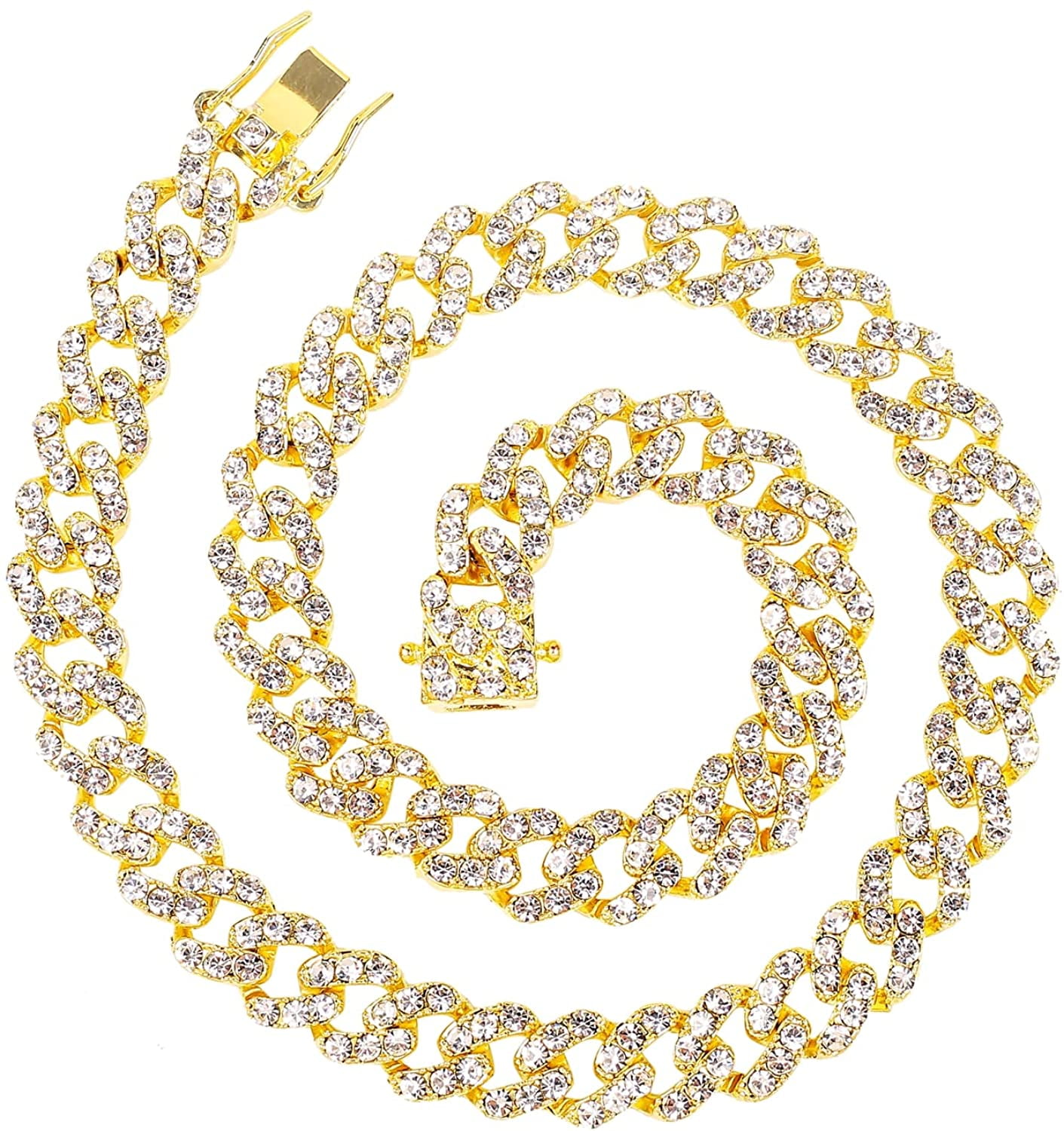 Diamond Cuban Link Chain Necklaces 
