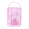 thumbnail image 1 of Lámpara De Escritorio De 100 W, Diseño De Jaula De Ratán, Luz Led Cálida, Lámpara De Decoración De Pantalla Rosa, Lámpara De Adorno Impermeable Alimentada Por Batería Para Interiores Eigraketly HA013401-00, 1 of 7