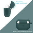 thumbnail image 4 of MATEPROX AirPods Pro 2 Case, Silicone AirPods Pro 2nd Gen [2022] Cover with Keychain/Handstrap-Pine Green, 4 of 8