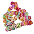 thumbnail image 1 of Abbracc 100pcs Buttons Shape 8 Petals Multicolor Wooden Flowers for Sewing Accessory DIY, 1 of 9