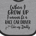 thumbnail image 4 of Inktastic Future Race Car Driver Like Daddy Boys Baby Bib, 4 of 4