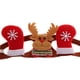 thumbnail image 5 of Perro Gato Navidad Diadema Reno Astas Astas Decoración Para Teddy Chihuahua Yinane Gorros de Christams para mascotas, 5 of 8