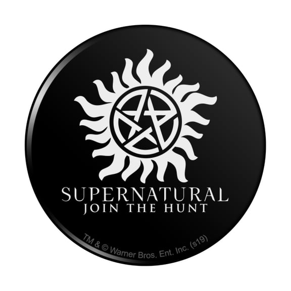 Supernatural Anti Possession Symbol Pinback Button Pin