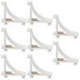 thumbnail image 4 of 8Pcs Freezer Shelf Clips Refrigerator Support Hooks Cooler Shelf Brace Freezer Clips (Aluminium Size 4), 4 of 9
