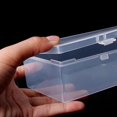 thumbnail image 4 of Rectangular Plastic Clear Storage Box Jewelry Container for Case Bead Organize, 4 of 4
