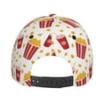 thumbnail image 6 of Naloa Original Classic Low Profile Hat Men Women Baseball Cap Dad Hat Adjustable Unconstructed Popcorn Print Cap, 6 of 9