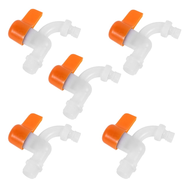 HEALEEP Basin Taps 5Pcs Plastic Faucet with Simple Design for Home Kitchen and Laundry Room