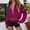Hot Pink, variant on Women's Quarter Zip Up Hoodies Solid Color Long Sleeve Fashion Crop Hooded Sweatshirts Fall Winter Y2K Pullover
