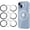 Black&white&silver 9pcs, variant on for Magsafe Universal Metal Rings Sticker Compatible with iPhone 15 Pro Max,15 Pro,15/14/13/12 Series,Samsung Galaxy,Google Pixel Series (White & Pink 2PCS-Magnetic Rings)