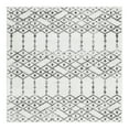 thumbnail image 7 of Unique Loom Paxon Trellis Collection Area Rug - Maeve (4' Square Ivory Black/Ivory), 7 of 7