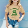 thumbnail image 2 of TZEWGL T-Shirts pour Tout-Petits Imprimé Animal Mignon Col Rond Manches Courtes Blouse pour Filles Garçons Taille 3-4T, 2 of 4