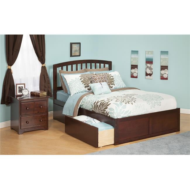 Atlantic Furniture UBS883161 Richmond Bed Set Urban Trundle Bed Chest, Full Size