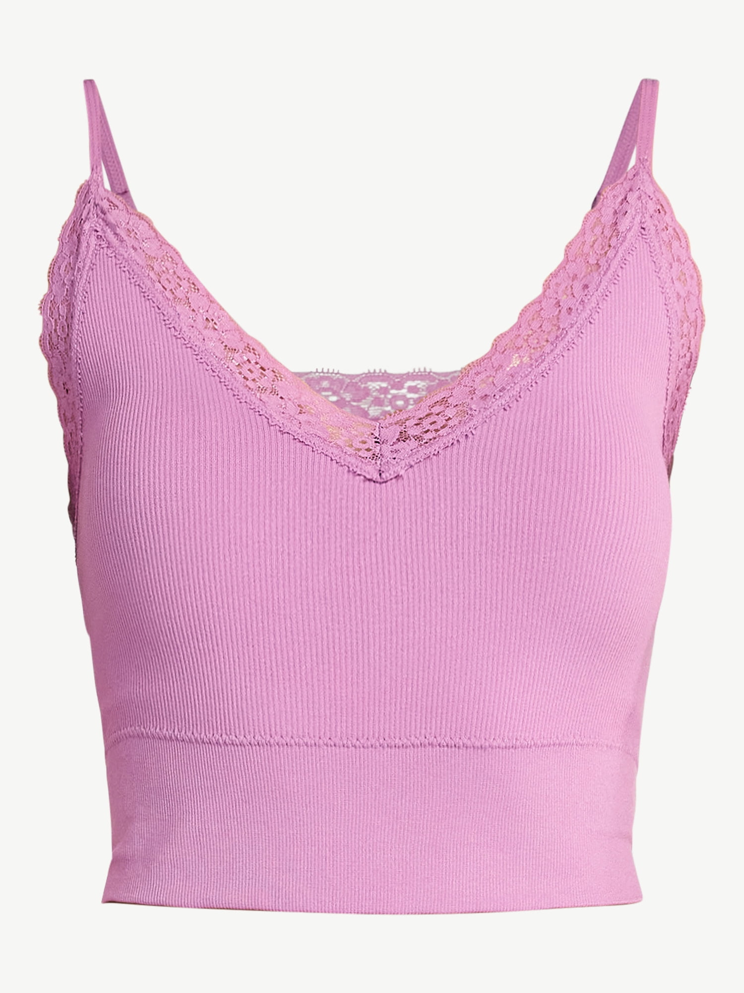 No Boundaries Lace Trim Cami Tank, Women's