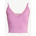 thumbnail image 5 of No Boundaries Lace Trim Cami Tank, Women's, 5 of 5