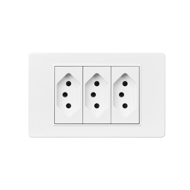 Moyic PC Brasil Toma de corriente Portátil Profesional Oficina Restaurante Electrónica Teléfono móvil Altavoz Adaptador Salida de energía Electrodomésticos 3 ranuras Moyic HA070329-01