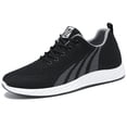 thumbnail image 1 of Mocasines casuales para hombres Zapatos planos con cordones acolchados para deportes al aire libre (44 gris) Ehuebsd Para Estrenar, 1 of 2