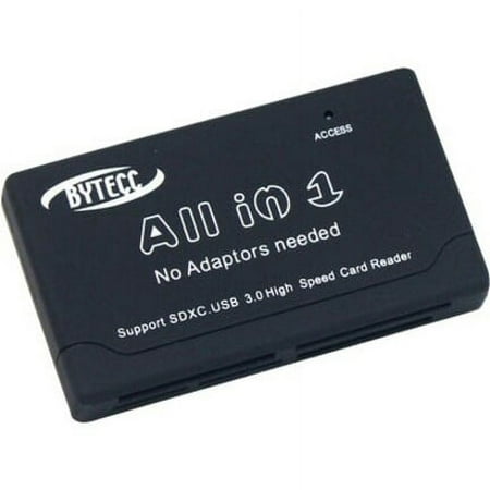 U3CR-630 USB3.0 6-slots All-IN-1 Palm-sized Card Reader/Writer Black