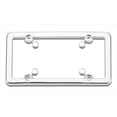 thumbnail image 1 of Nouveau License Plate Frame, Chrome Plastic, 1 of 1