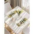 thumbnail image 5 of Summer Bee Love Placemats Set of 6, Daisy Floral Eucalyptus Leaves Rustic Placemats for Dining Table, Place Mats for Kitchen Tabletop, Waterproof Wipeable Dining Table Mats Set, 5 of 9
