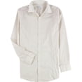 thumbnail image 1 of bar III Mens Square Dobby Button Down Dress Shirt, Beige, 16-16.5, 1 of 2