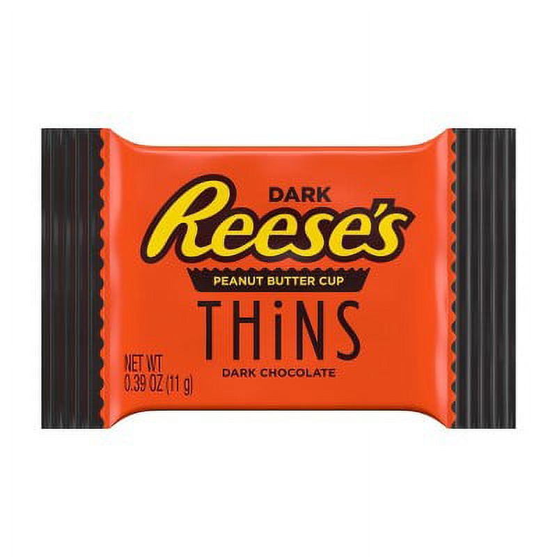Reese's PB Cup Dark Chocolate Thins Pouch (Pack of 3)