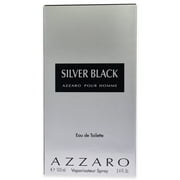 Azzaro Silver Black Eau De Toilette Spray for Men 3.4 oz