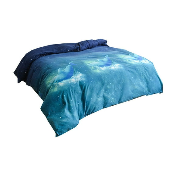 Rbaofujie Bed Sheets Summer Twin Comforter Cover Skin-Friendly Brushed Twin Comforter Cover All Seasons Skin-Friendly Soft Bedding Double Duvet Cover Fresh Patterns Full Size Bed Sheets