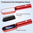 thumbnail image 5 of Cepillo alisador de pelo, rizador, 2 en 1, HUOGUO, blanco, 5 of 5