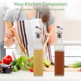 thumbnail image 3 of 2-Pack Oil and Syrup Dispensers, Olive Oil Dispenser Bottles for Kitchen, Oil Containers, Oil Pourer Spouts, Kitchen Cooking Barbecuing, Olive Oil Vinegar Syrup Juice Bean Sauce, 3 of 8