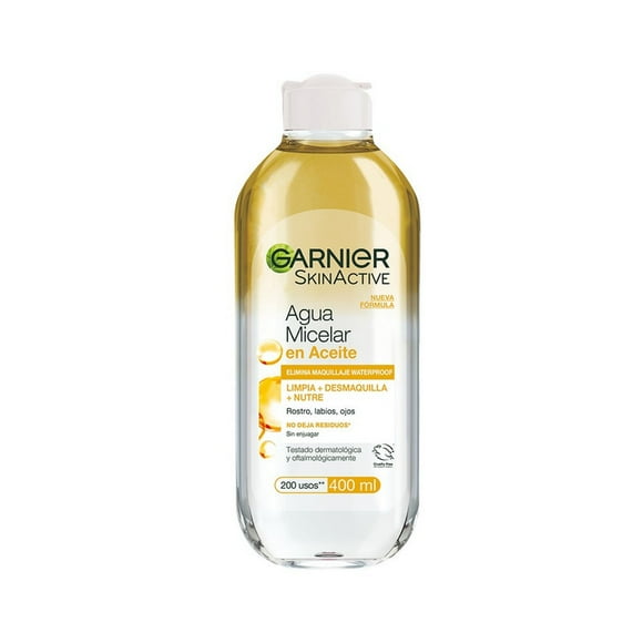 Agua micelar Garnier skin active en aceite 400 ml