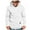 White, variant on Hoodies for Men Pullover Hoodie Men Solid Color Drawstring Hooded Pocket Leather Label Casual Hoodie Business Comfortable Loose Trendy Hoodie
