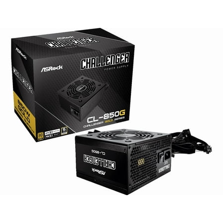 ASRock CL-850G 850 W ATX3.1 & PCIe5.1 Ready 80 PLUS GOLD Certified Non-Modular Power Supply