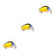 thumbnail image 1 of sweethay Wobbler-señuelo de Pesca Artificial, cebo de Pesca duro flotante, Señuelos de Pesca, lubina, anzuelo triple, 2,6 cm, 1 ud. Type1 NO1, 1 of 6