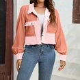 thumbnail image 2 of Light Jackets for Women Summer, Yigetop Women's Cropped Knit Jacket Casual Fashion Top Loose Lightweight Light Weight Jackets Womens Light Pink M, 2 of 9