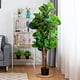 thumbnail image 5 of Árbol de Higo Artificial Costway 1,5 m Con Hojas en PEVA y Maceta en PP Verde, 5 of 10