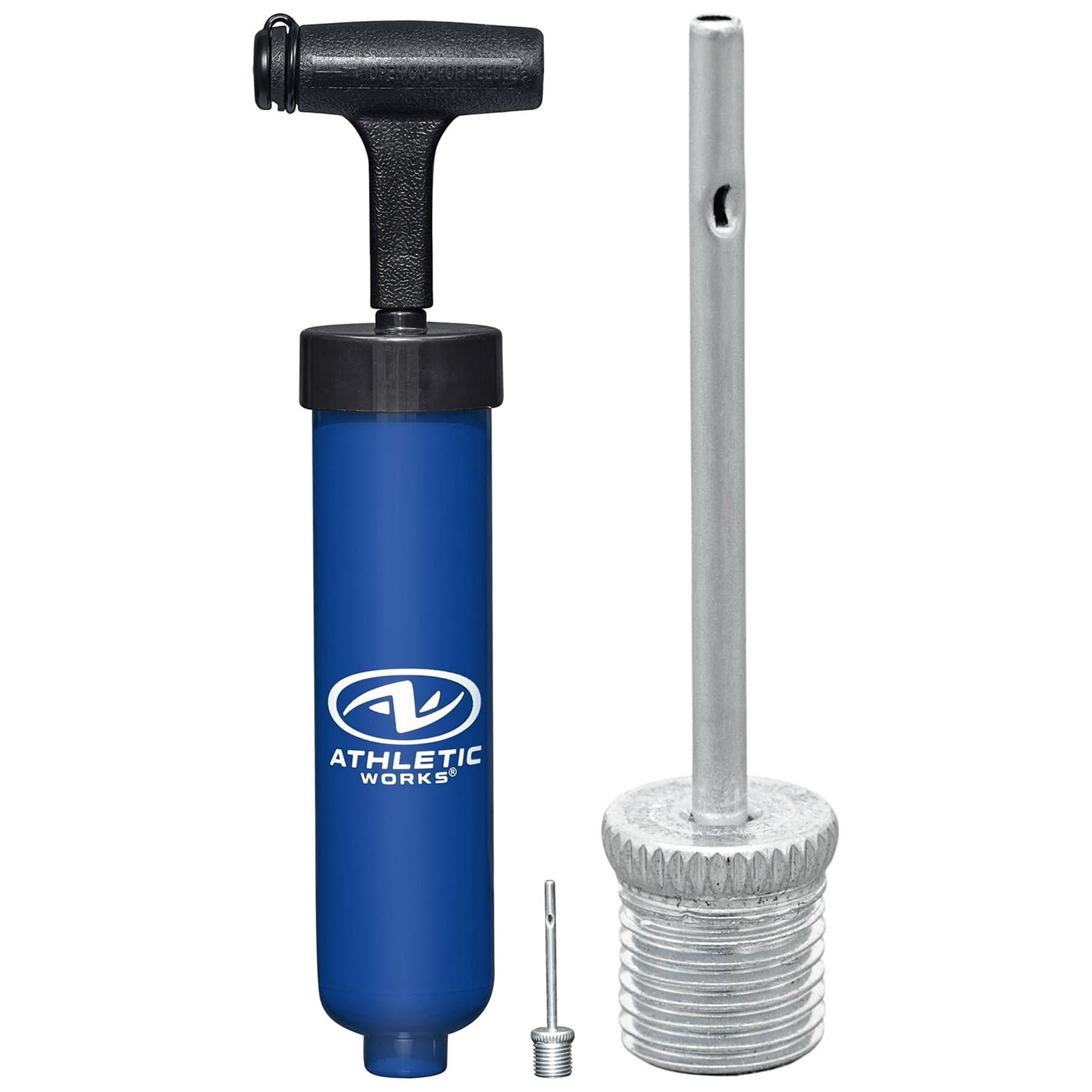 Athletic Works 8" Manual Air Pump + 5 Pack Inflation Needle