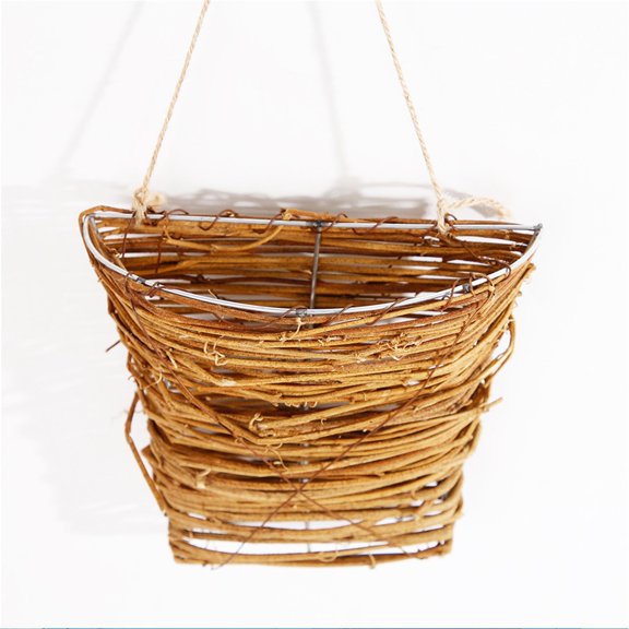 The 𝐎ffice Decor Wall Hanging Flower Basket, Indoor Hanging Flower Basket Manual Small Flower Basket Decorate
