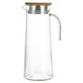 thumbnail image 1 of Miangastore Clear Water Pitcher Acrylic Ice Water Pitcher Kitchen Beverage Pitcher Drinking Pitcher with Lid, 1 of 9