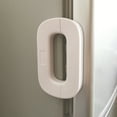 thumbnail image 5 of Refrigerator Lock Self Adhesive No Drilling Required Strong Stickiness Smooth Edge Wide Application Anti-pinch Reusable Cabinet Refrigerator Lock Baby-Proofing Products Kitchen Supplies-Grey, 5 of 8