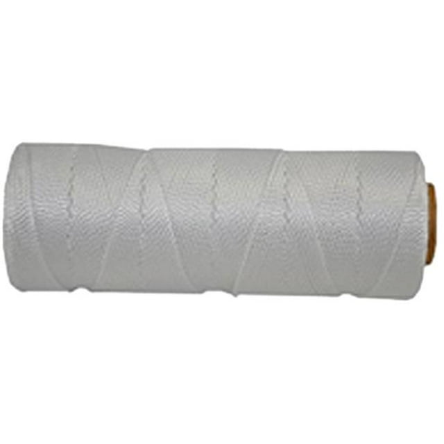 8 oz No.18 x 525 Pi. Ficelle Torsadée en Nylon - Blanc