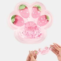 DAZLUTE Big Cat Paw Squishy Squeeze Toy, Pinch Stress Relief Toy, Soft High Resilience Squishy for Adults