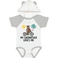 thumbnail image 3 of Inktastic My Godmother Loves Me Bear Boys or Girls Baby Bodysuit, 3 of 5